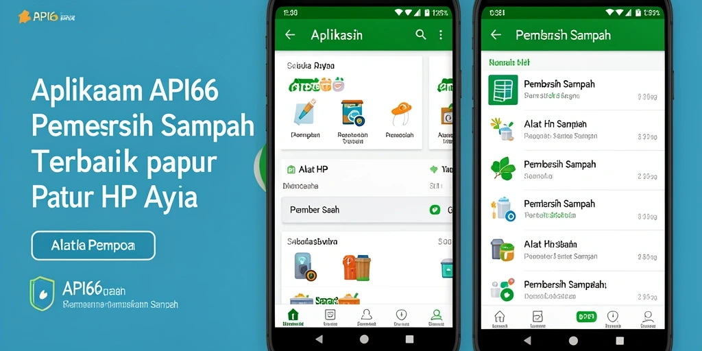 Antarmuka intuitif API66 untuk fungsi Pembersih Sampah.
