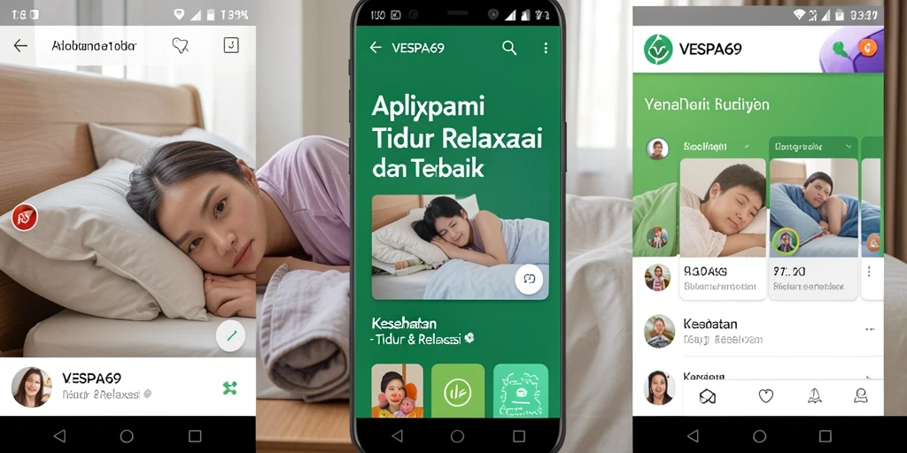 Antarmuka VESPA69 yang menenangkan untuk tidur dan relaksasi.
